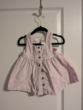 Kardashian Kids Pale Pink Cotton Baby Dress